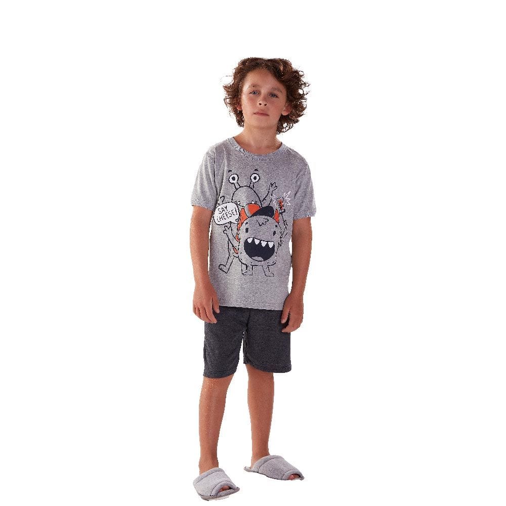 Pijama - Mescla Cinza - 200262-567