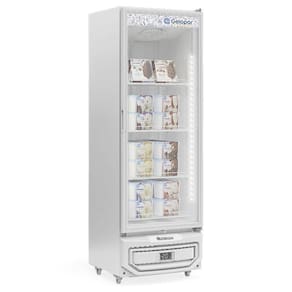 Expositor Vertical Porta De Vidro Gpf45lp Gelopar Conservador 578 Litros Branco 220v