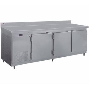 Balcão De Encosto 3 Portas Rf042 Frilux Balcão Refrigerado Inox 110v