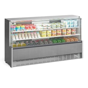 Balcão Refrigerado 2 Placas Frias Gpda205r Gelopar Aurora 2 Placa Fria 2,05mt Tipo Inox 110v