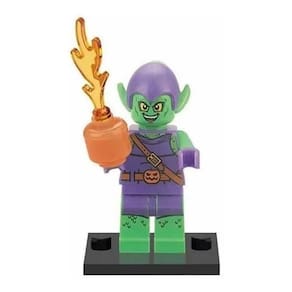 Boneco Blocos De Montar Duende Verde Clássico Homem Aranha