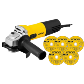 Esmerilhadeira Ang EAV905V VONDER 900W 220V Vel Var+5 discos
