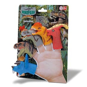 Conjunto Dedoches Dinossauros Dinopark - 5 Unidades Bee Toys
