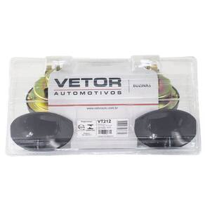 Buzina Caracol 1 Terminal Dupla 12v Vetor VT212