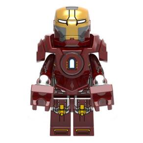 Boneco Blocos De Montar Homem De Ferro Armadura Mark Mk35