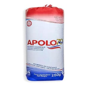Algodão Hidrófilo Apolo Rolo 250g - Alta Absorção