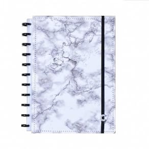 Caderno Inteligente Grande Deluxe Bianco 80 Folhas