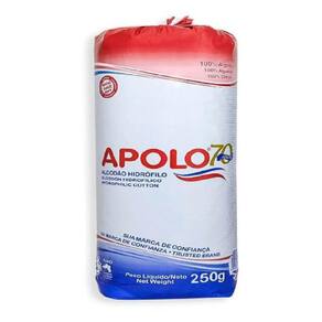 Algodão Hidrófilo Apolo Rolo 250g - Alta Absorção