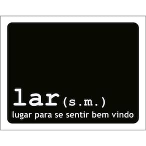 Kit 5 Placas Lar Lugar Sentir Bem Vindo 36X46