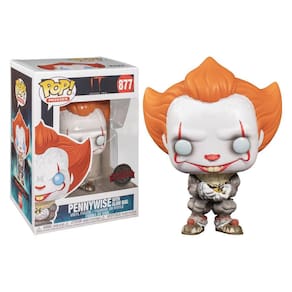 Boneco Pennywise With Glow Bug 877 Pop Funko It Chapter 2