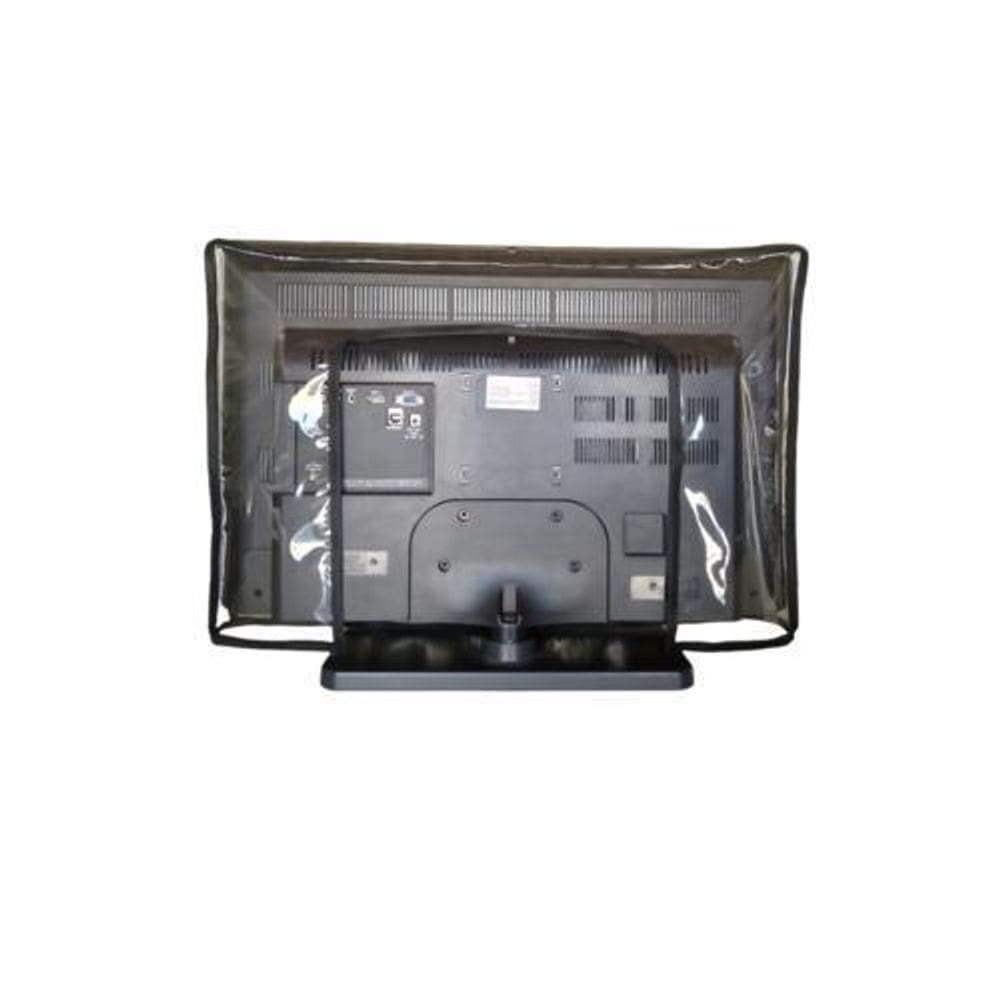 Capa Para Tv 24 Polegadas Lcd Aberta Em Pvc Transparente