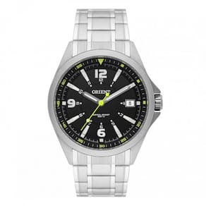Relógio Orient Mbss1270 Prata 44mm Quartz Água 100m