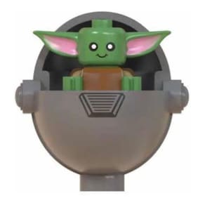 Baby Yoda Aeroba Mandalorian Boneco Blocos Montar Star Wars