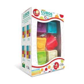 Cubos Para Empilhar 6 Peças Vinil Primma Pais & Filhos 10821