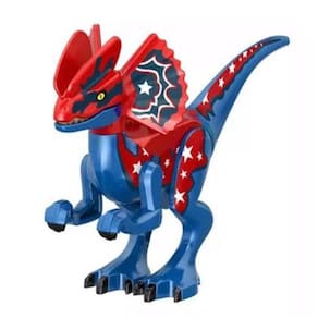 Boneco Blocos De Montar Dinossauro Allosauros