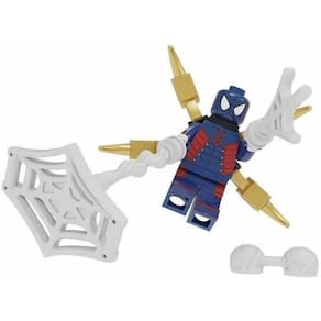 Boneco Blocos De Montar Homem Aranha Traje Isolante Marvel