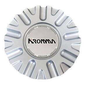 Calota Centro Miolo Roda Kr1560 Prata Emblema Kromma
