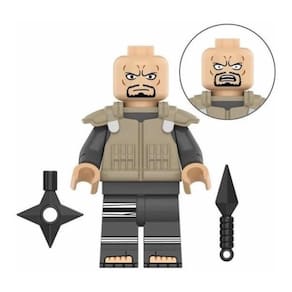 Boneco Blocos De Montar Ninja Da Areia Personagem Naruto