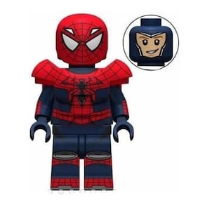 Boneco Blocos De Montar Homem Aranha Aaron Aikman Spiderman