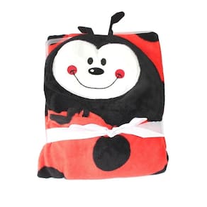Manta Baby Microfibra Capuz Bichinho Jolitex 75x100cm