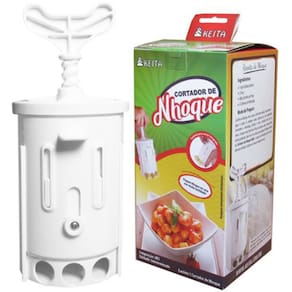 Cortador de Nhoque Keita Fácil de Usar 19x8,5cm Branco