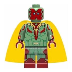 Boneco Blocos De Montar Visão Vingadores Feiticeira