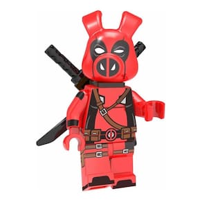 Boneco Blocos De Montar Deadpool Aranhaverso