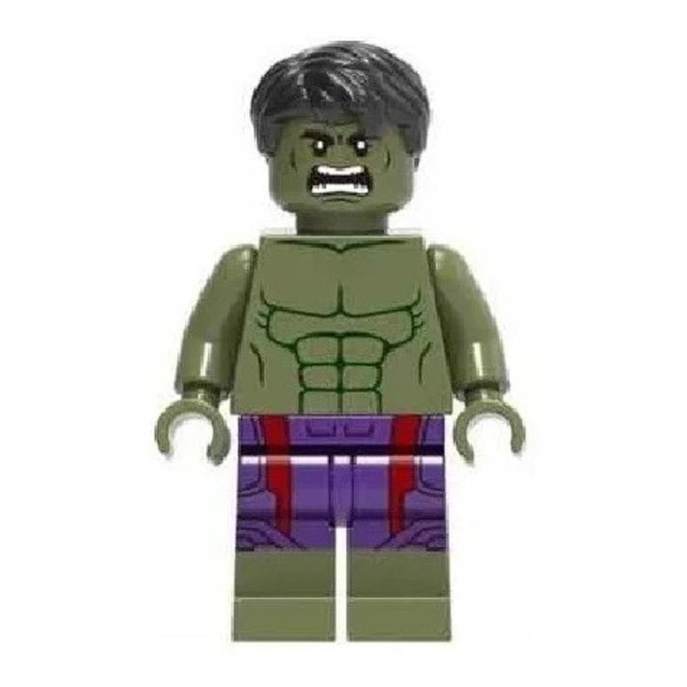 Boneco Blocos De Montar Hulk Marvel