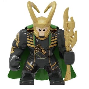 Boneco Grande Blocos De Montar Big Loki Marvel Vingadores