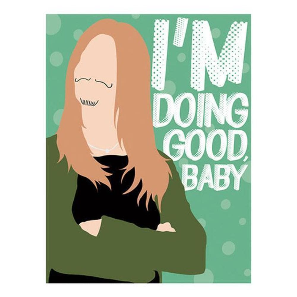Kit 5 Placas I`M Doing Good Baby 36X46