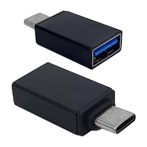 Adaptador Tipo-C Macho X Usb Fêmea Gv Brasil, Preto Adt.1092