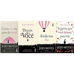 Kit 4 Livros Jojo Moyes Como Eu Era Depois Voce Ainda Sou A