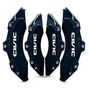 Kit Capa De Pinça Civic Freios Diant/Tras. 2 Pares Preta