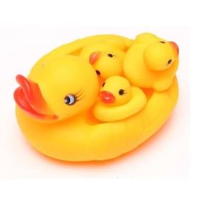 Pato De Borracha Para Banheira Kit Com 3 patinho