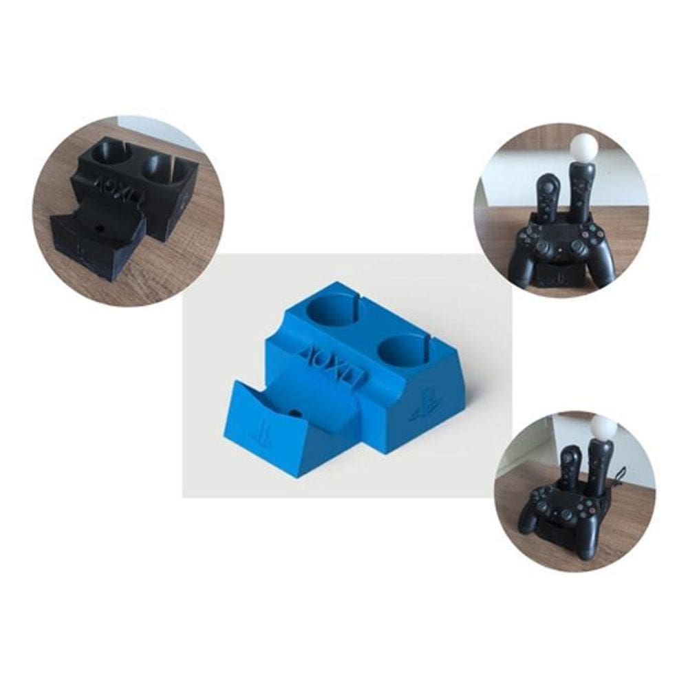 Suporte Para 2 Ps Move E 1 Controle Dual Shock