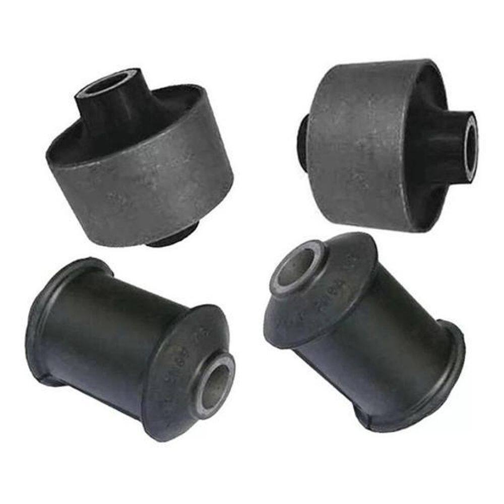 Kit 4 Buchas Bandejas Ford Transit 2 Maior E 2 Menor