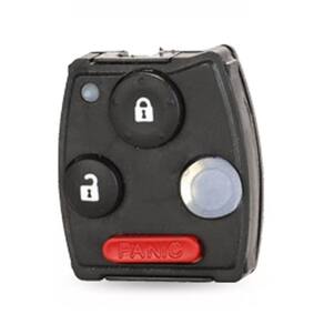 Capa Botão Borracha Keypad Chave Civic Fit City Cr-V 3Botoes