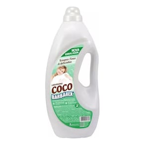 Lava Roupas Sabão Liquido Fragância Coco 2 Litros Barbarex