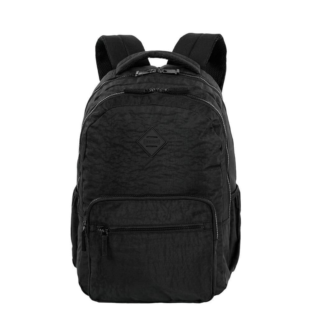 Mochila Sestini College Crinkle 3 - Preto - Nylon