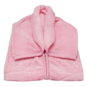 Cobertor Baby Sac Touch Texture Rosa - Jolitex Ternille