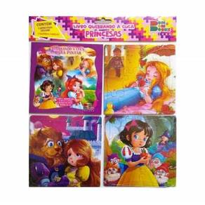 Livro Quebrando A Cuca - Princesas 1 Livro Para Colorir