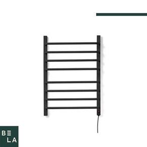 Flape - Toalheiro Térmico Grande Preto 220V - Lado Esquerdo