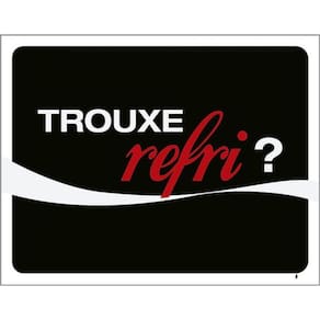 Kit 5 Placas Trouxe Refri 36X46