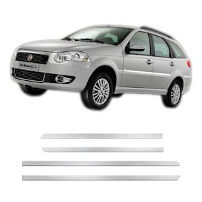 Friso Lateral Fiat Palio 2008 A 2011 4 Portas Cromado 3046A