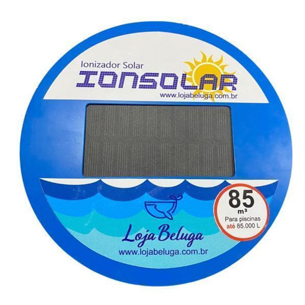 Ionizador Solar Flutuante Para Piscinas De Até 60 Mil Litros