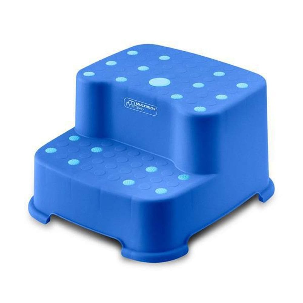 Escadinha Infantil Dois Degraus Azul Up N Down Multikids