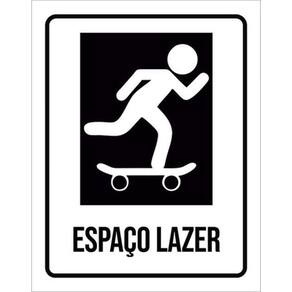 Kit 5 Placas Setor Espaço Lazer Skate 36X46