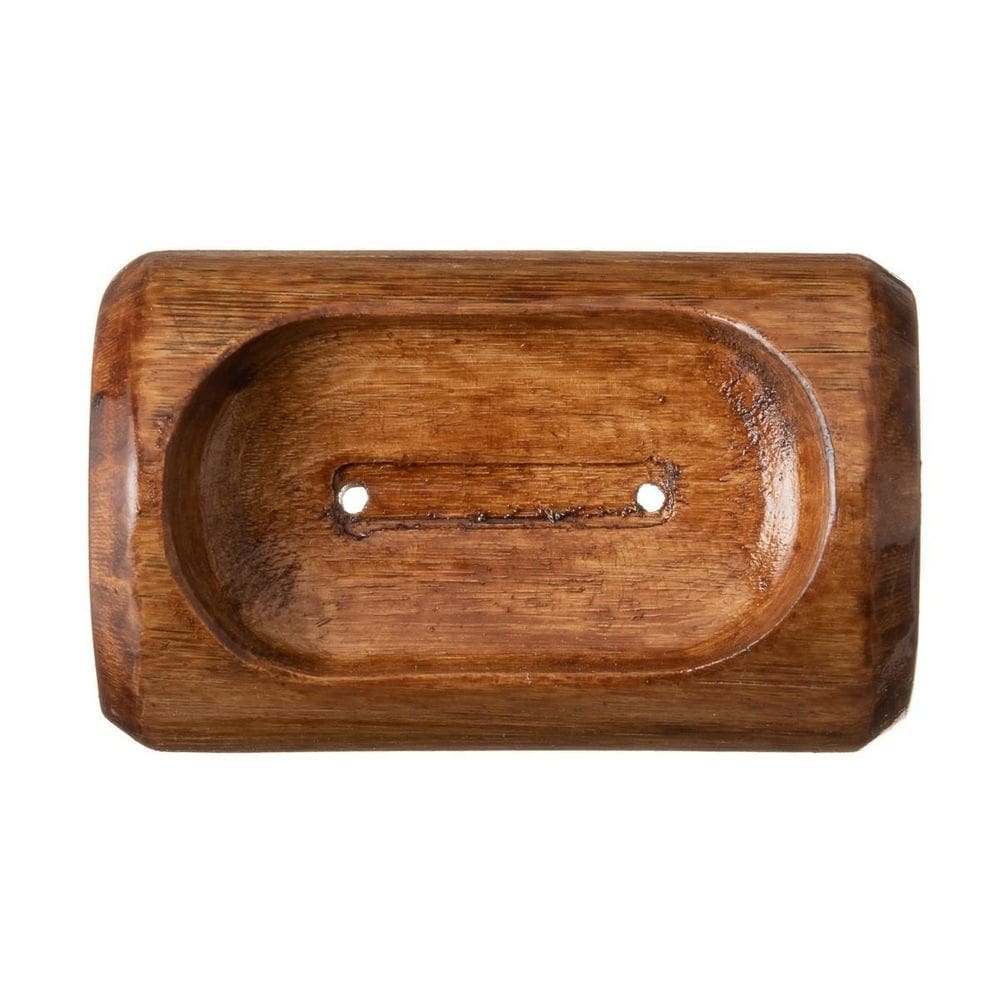 Saboneteira Em Madeira Rústica