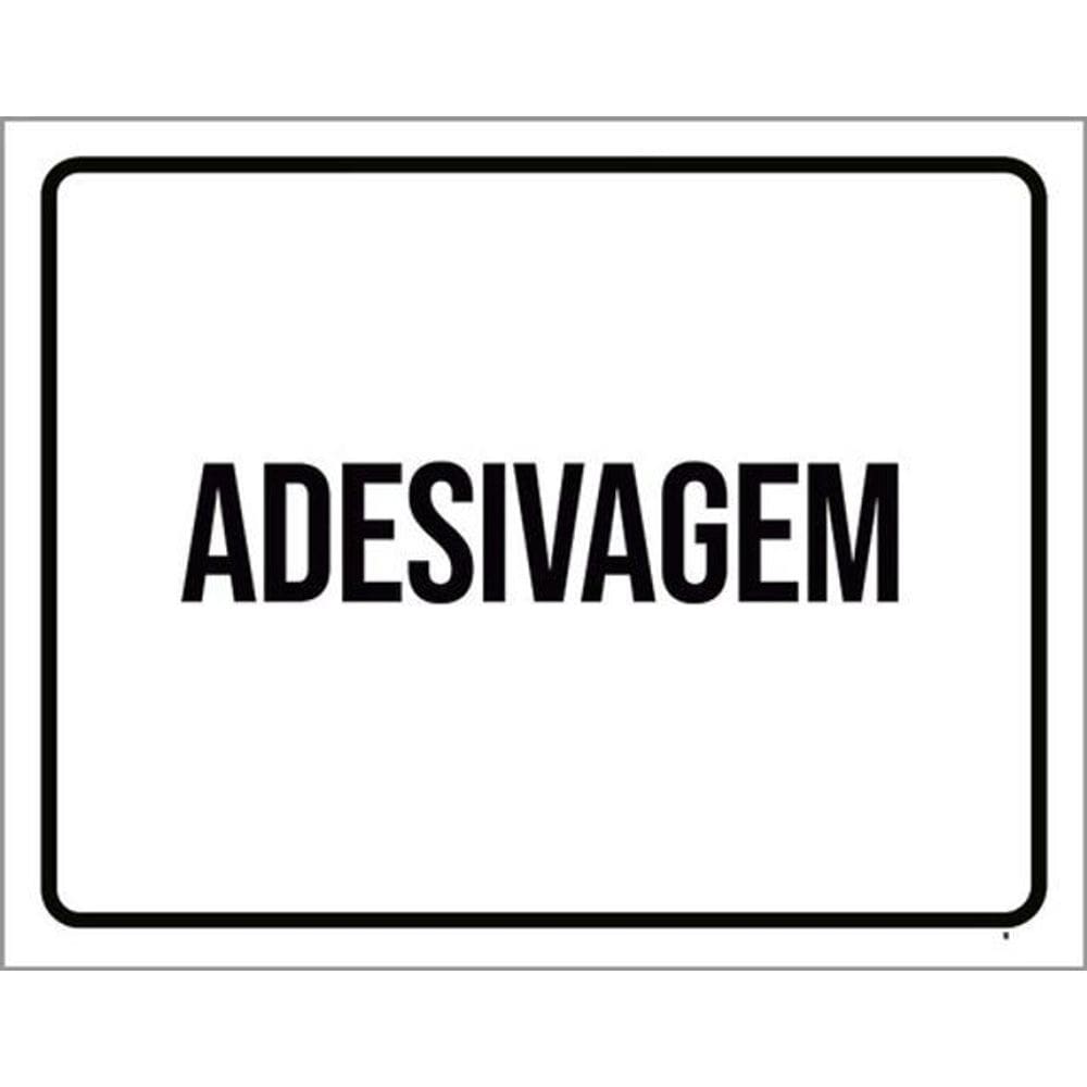 Kit 5 Placas Adesivagem Setor 36X46