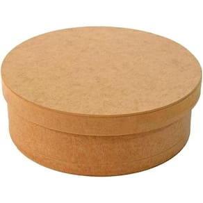 Caixa Redonda MDF Tampa Solta 16x04 - Ateliê Arte Coisas